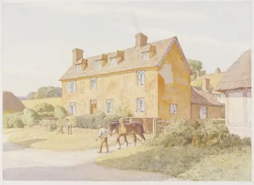 A 15th century cottage at Nether Wynchenden, by Anderson