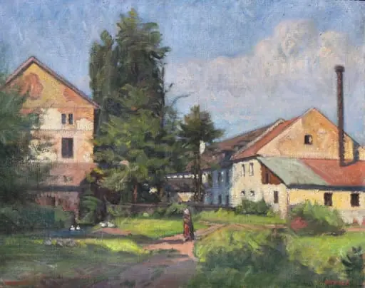 Moară la Baia Mare, by András Mikola