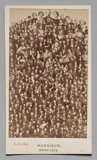 Mosaique: The Imperial Court of Napoleon III, by André Adolphe-Eugène Disdéri