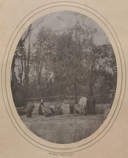 Village Scene (Southern France), by André Adolphe-Eugène Disdéri