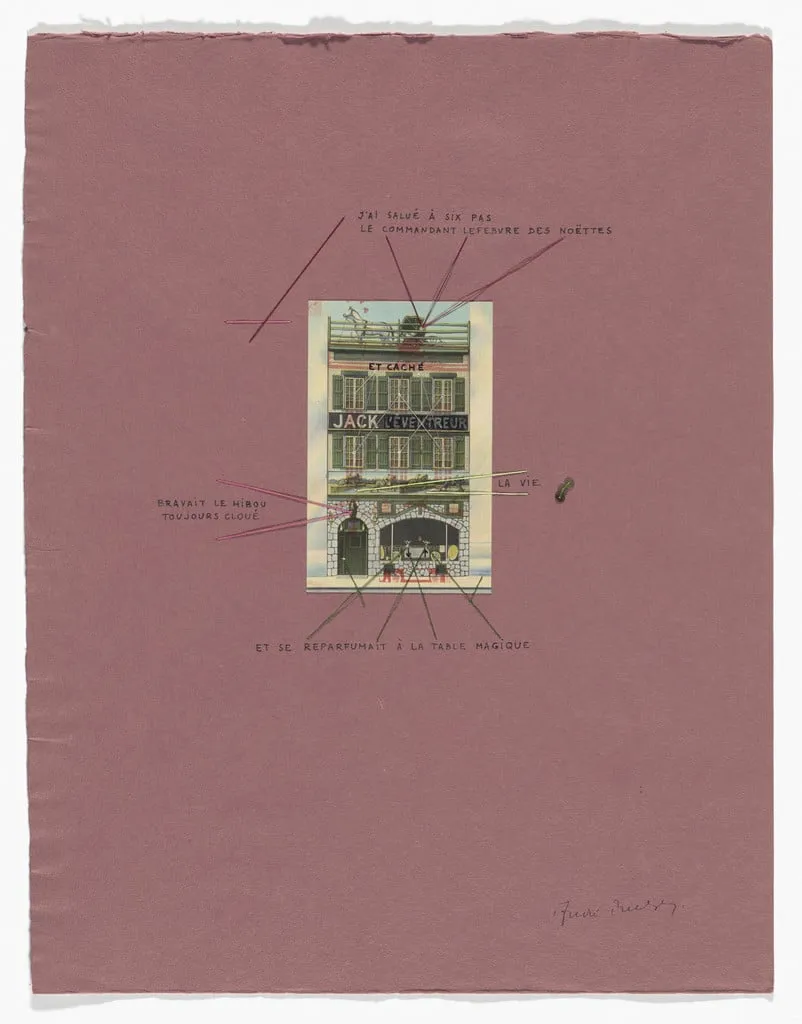 Untitled, by André Breton, watercolor, 1942