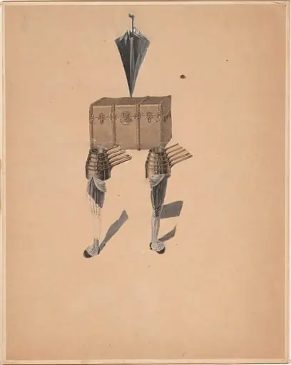 Untitled, by André Breton, Max Morise, Jeannette Ducrocq Tanguy, Pierre Naville, Yves Tanguy, Benjamin Péret, Jacques Prévert Cadavre Exquis