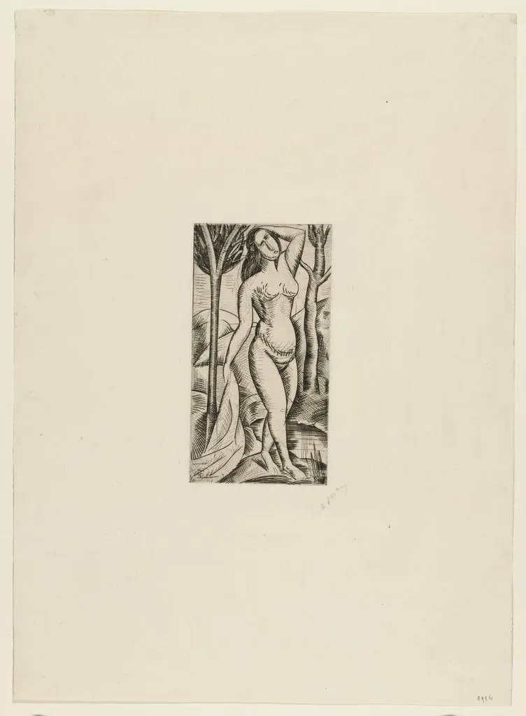 Untitled, by André Derain, ink, 1912