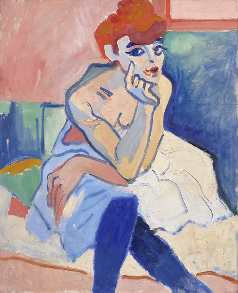 Woman in a Chemise, by André Derain