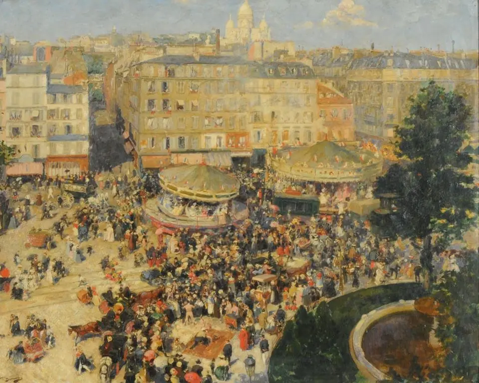 La Place Pigalle, by André Devambez