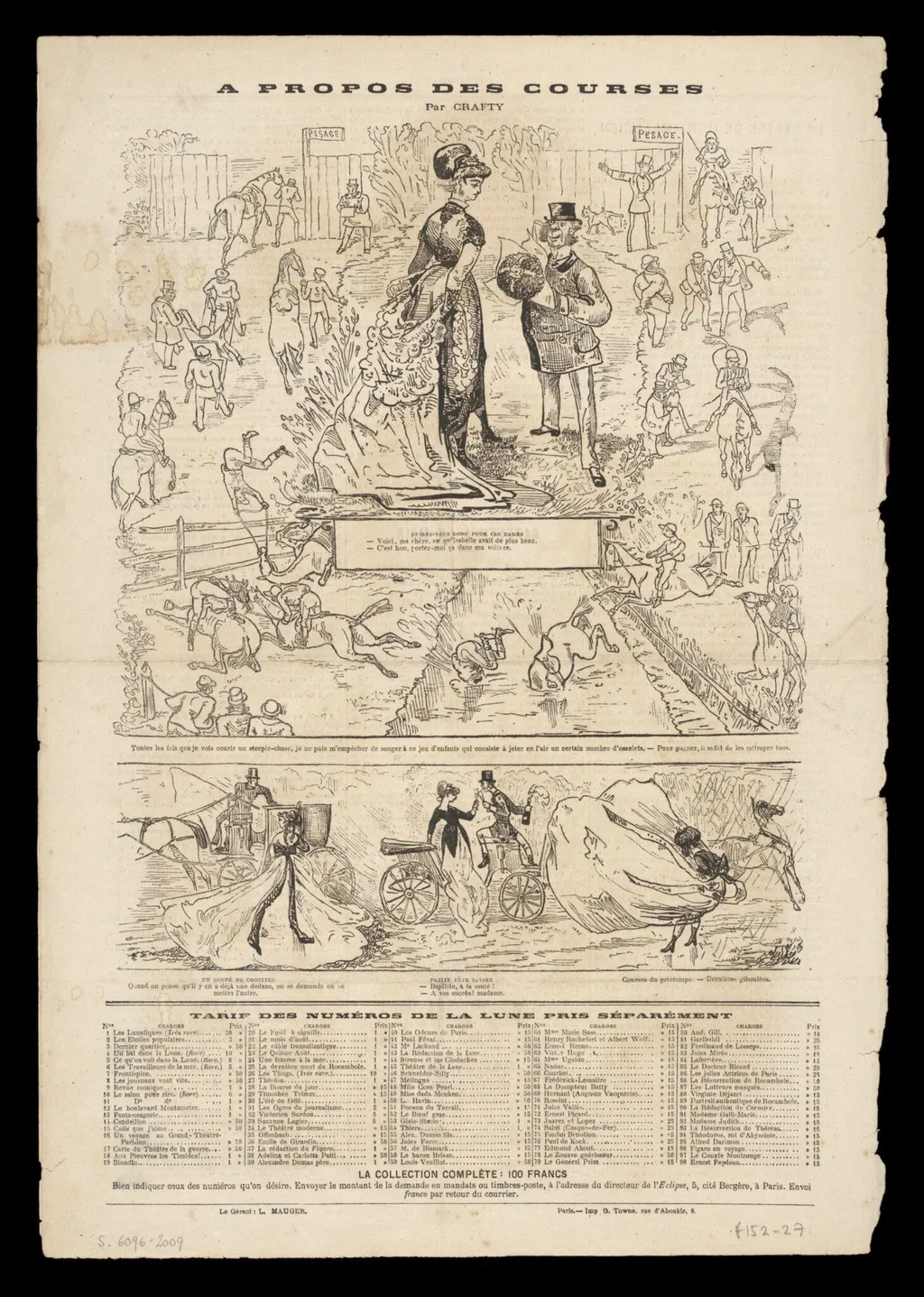 H Beard Print Collection, by André Gill, 5