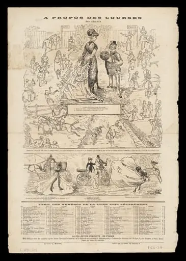 H Beard Print Collection, by André Gill