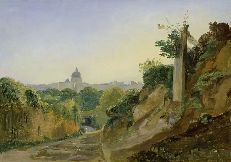 A view of Rome, by André Giroux