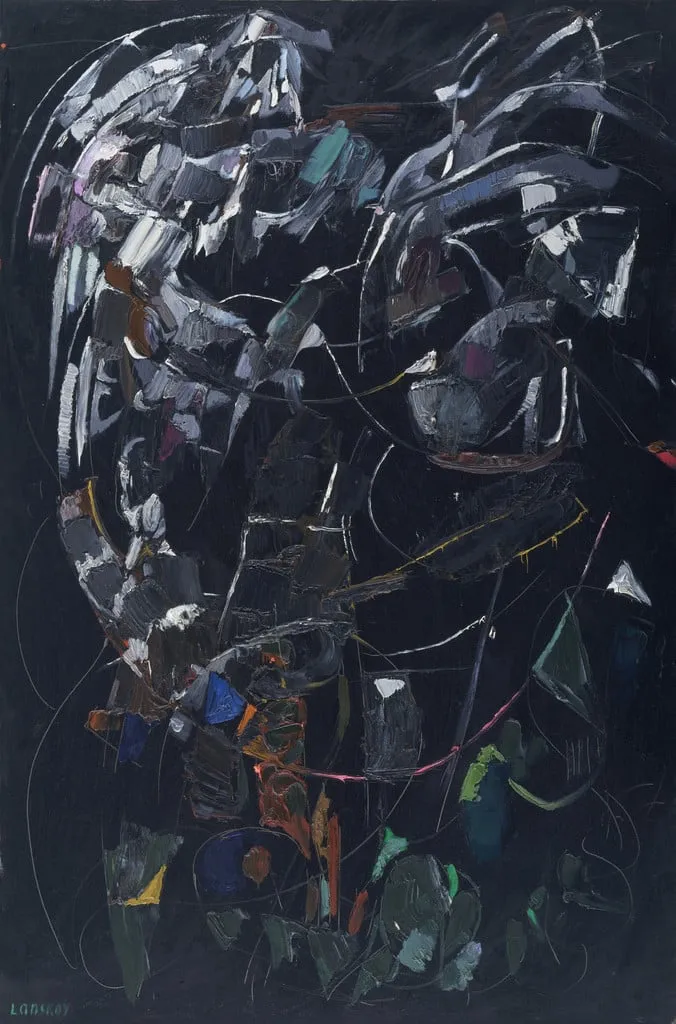 Untitled, by André Lanskoy, oil, 1958