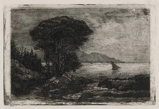 View of a Shore, by André-Marie-Paul Borel