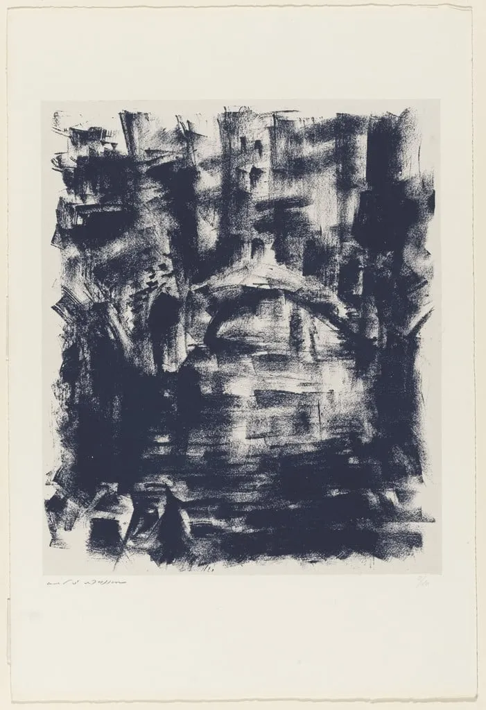 Untitled, by André Masson, ink, 1951