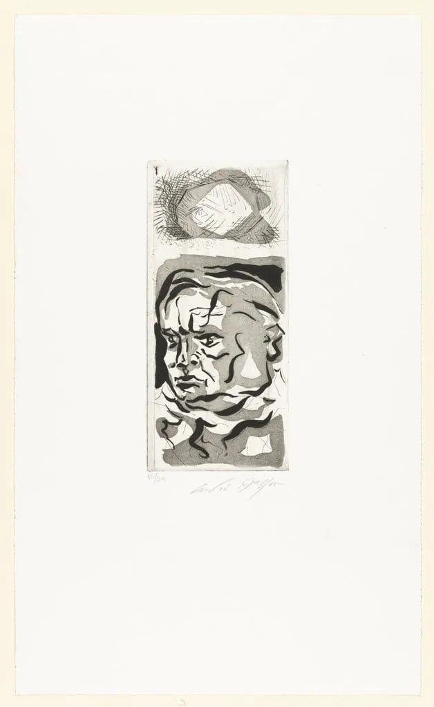 Untitled, by André Masson, ink, 1946