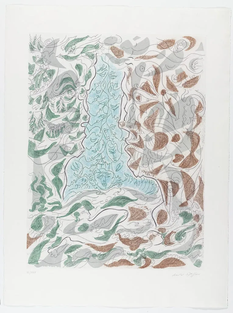 Untitled, by André Masson, ink, 1973