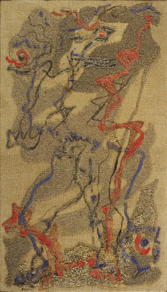 Untitled, by André Masson, oil, 1926