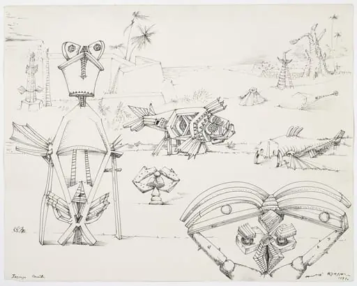 Untitled, by André Masson