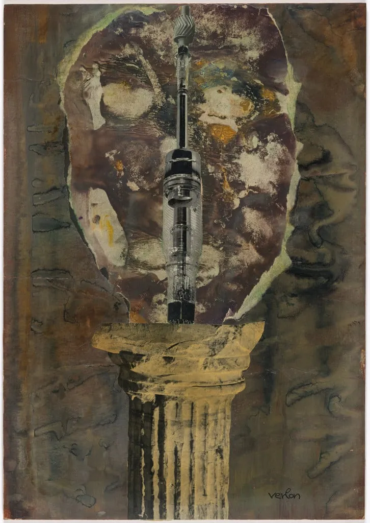 Untitled, by André Verlon, oil, 1958