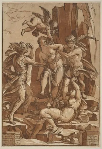 Allegory of Virtue, by Andrea Andreani