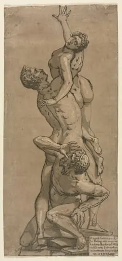 The Abduction of a Sabine Woman, by Andrea Andreani