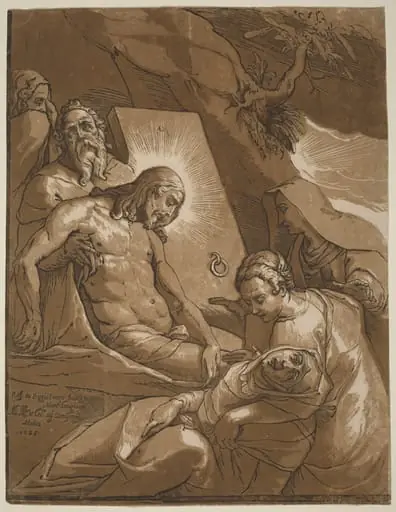 The Entombment, by Andrea Andreani