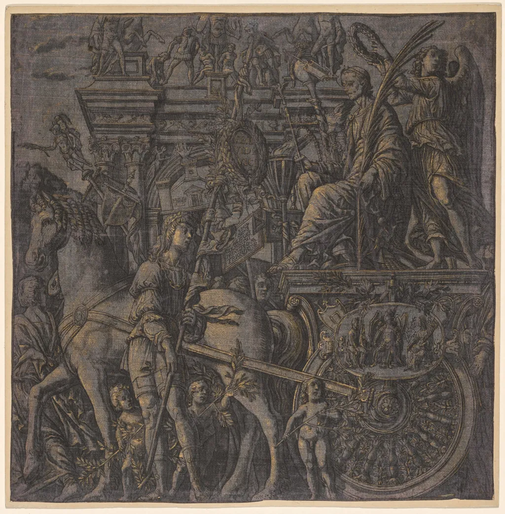 The Triumph of Julius Caesar: Caesar Triumphant, by Andrea Andreani, 1596