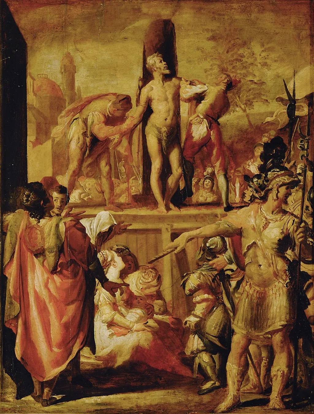 Marter des Hl. Bartholomäus, by Andrea Boscoli, unspecified, 1594