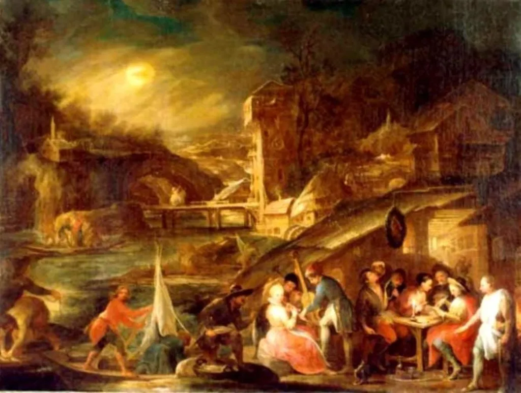 Iarna, by Andrea Celesti, unspecified, 1650