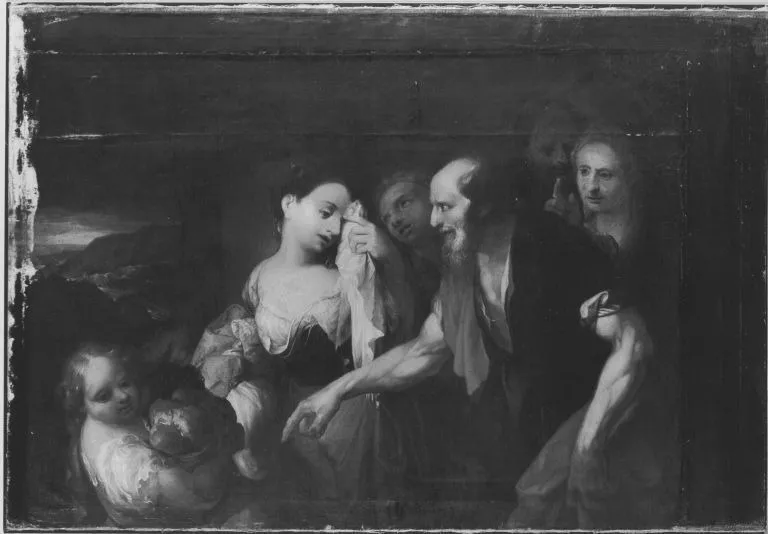 Vertreibung der Hagar (Kopie nach), by Andrea Celesti, unspecified, 1684