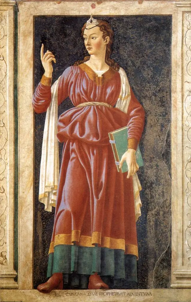 Famous Persons: The Cumean Sibyl, by Andrea del Castagno