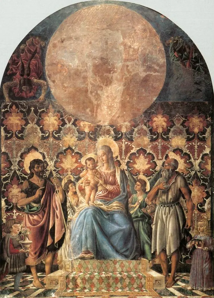 Madonna and child, by Andrea del Castagno