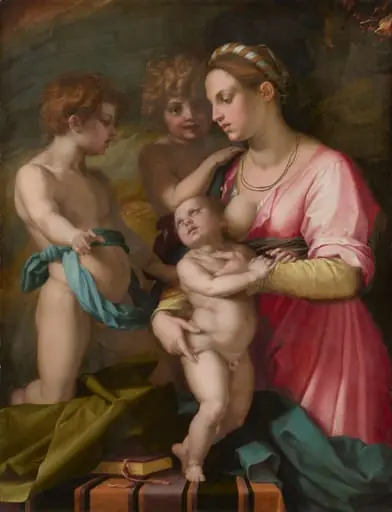 Charity, by Andrea del Sarto