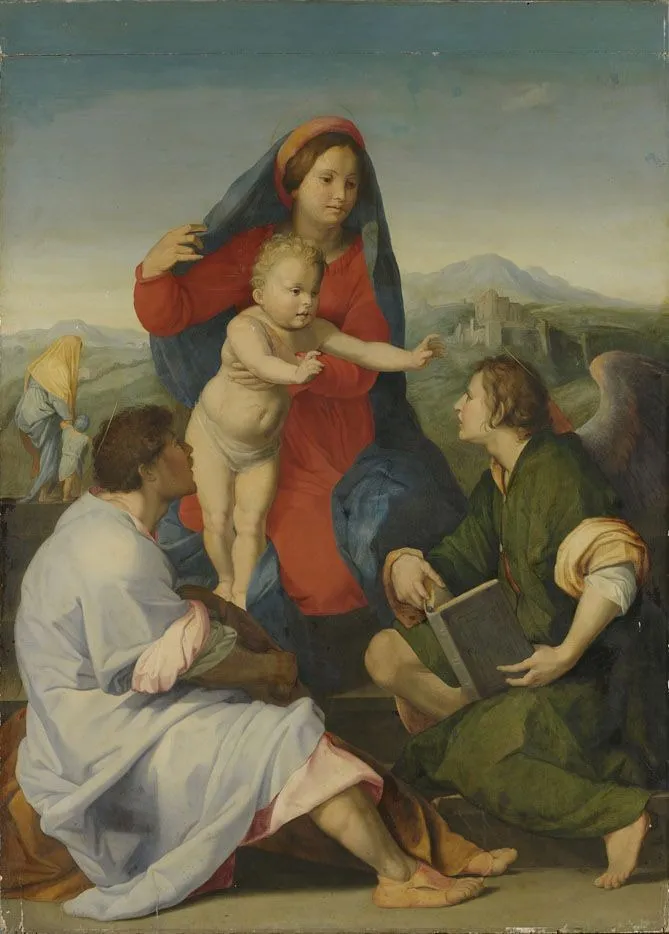 Holy family, by Andrea del Sarto, unspecified