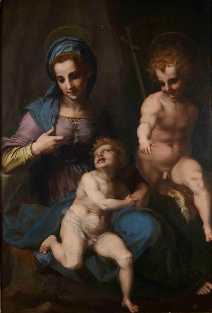 Madonna and Child with Young St John