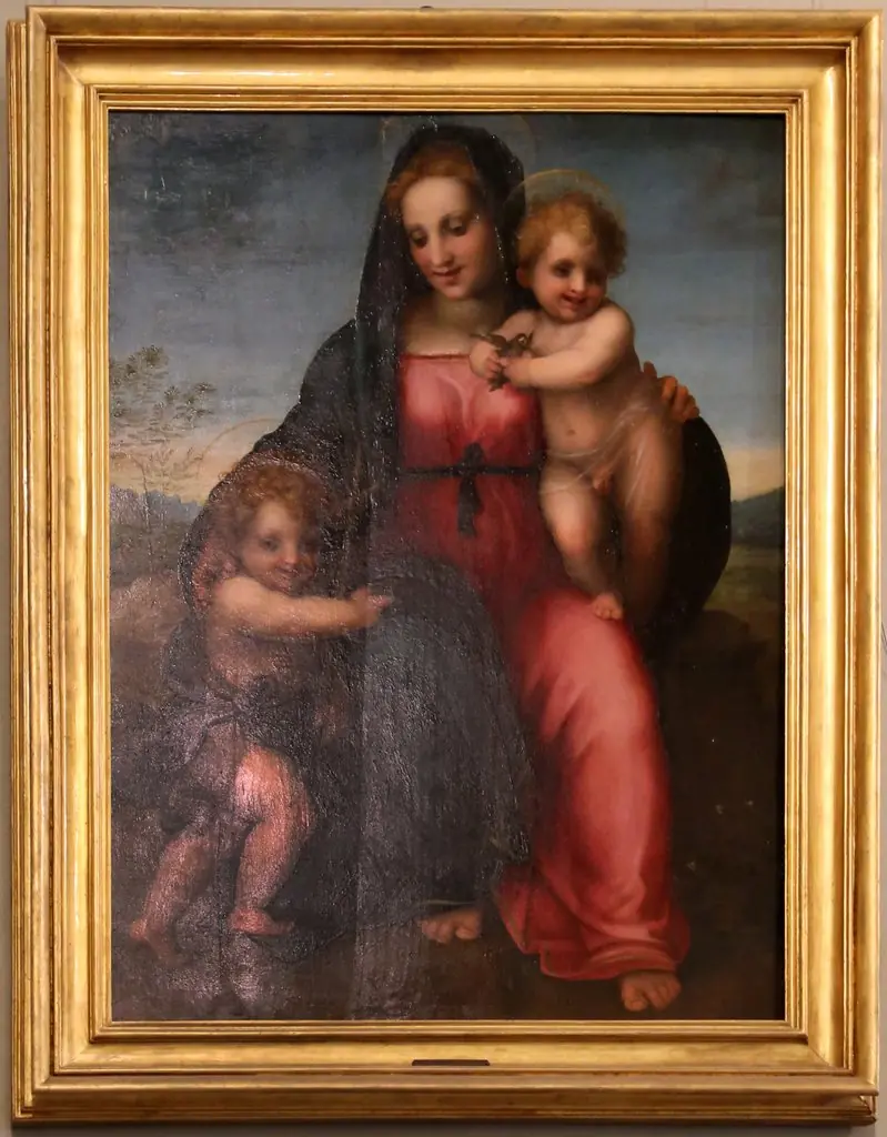 Madonna col Bambino e san Giovannino, by Andrea del Sarto