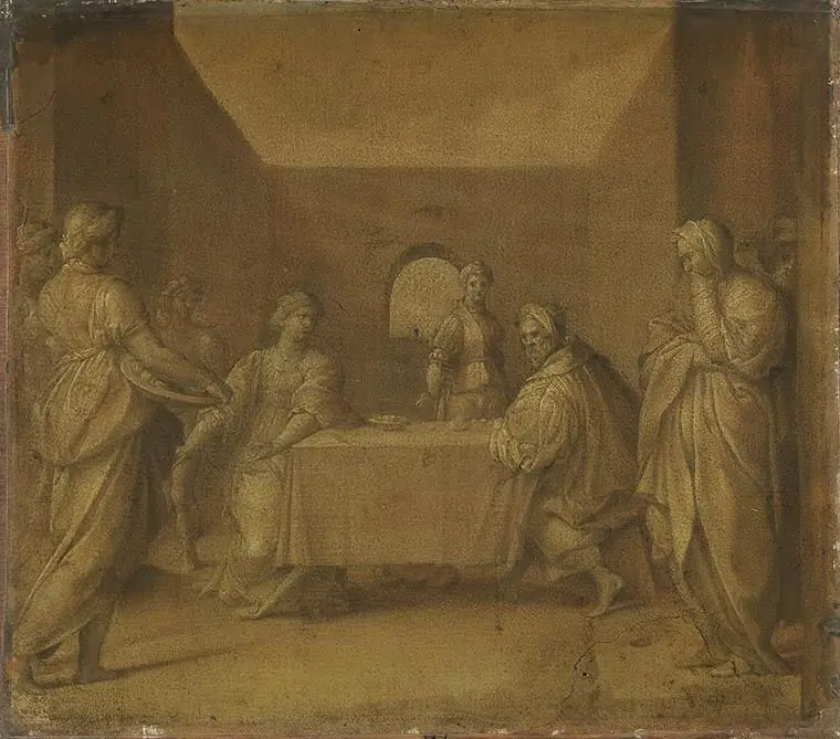 Salome brings the head of John the Baptist, by Andrea del Sarto