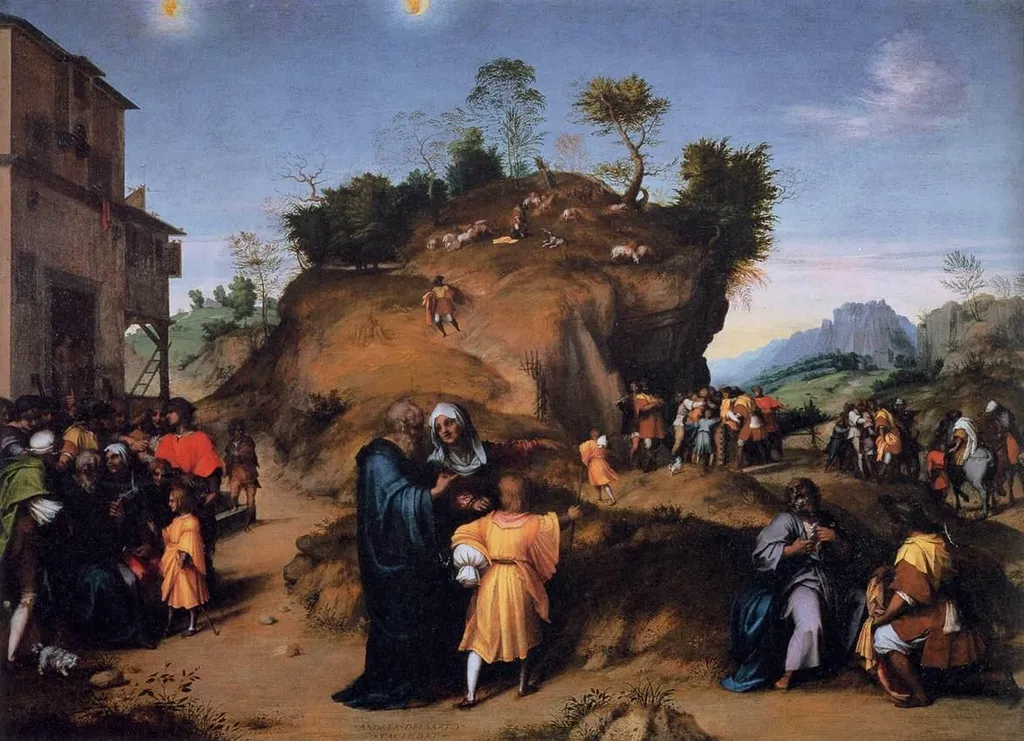 Stories of Joseph, by Andrea del Sarto, oil, 1515