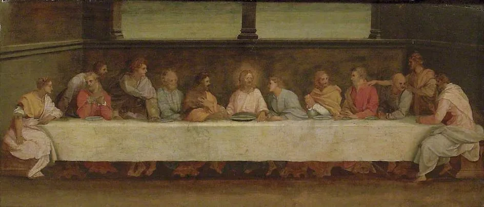 The Last Supper, by Andrea del Sarto, oil, 1526