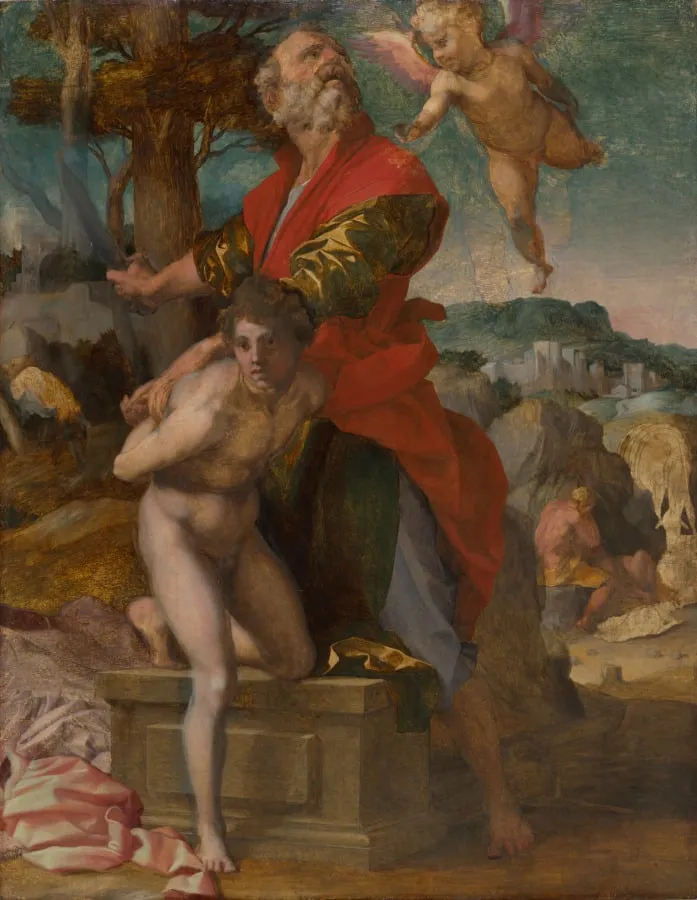 The Sacrifice of Isaac, by Andrea del Sarto, unspecified, 1527