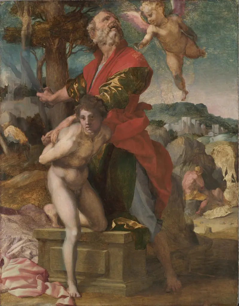 The Sacrifice of Isaac, by Andrea del Sarto