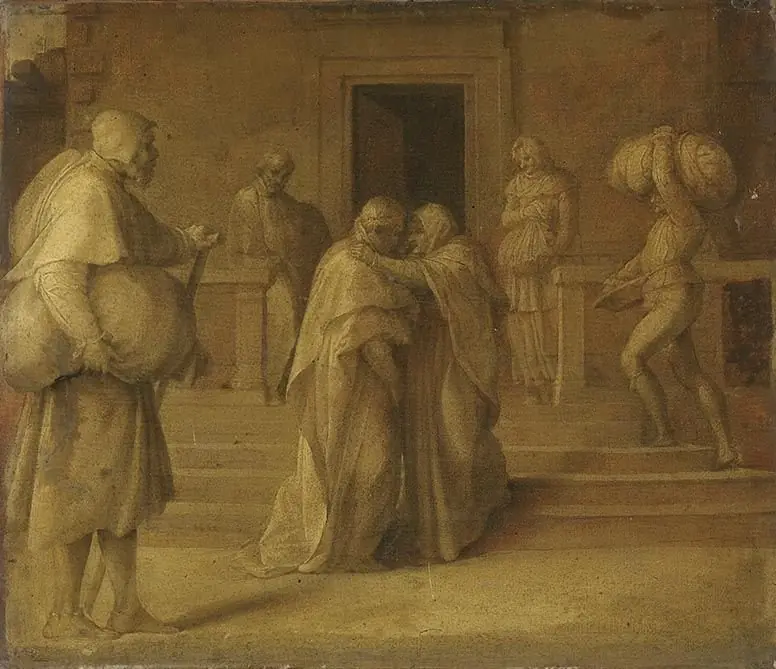 The visitation, by Andrea del Sarto