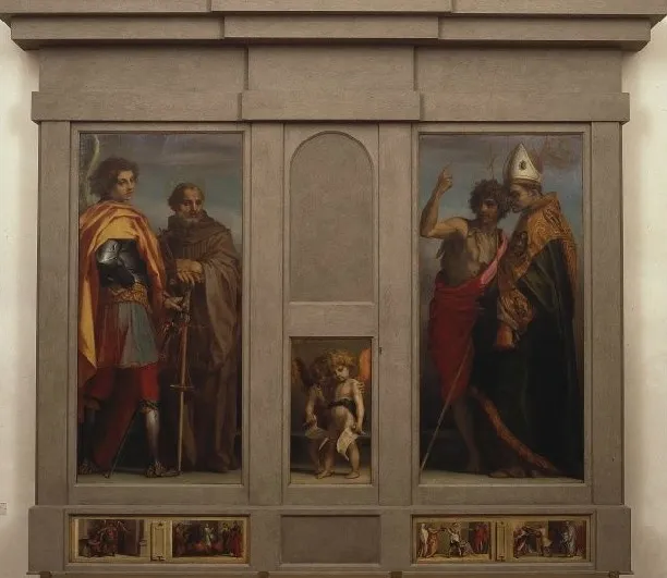 Vallombrosa Altarpiece, by Andrea del Sarto, fresco, 1528