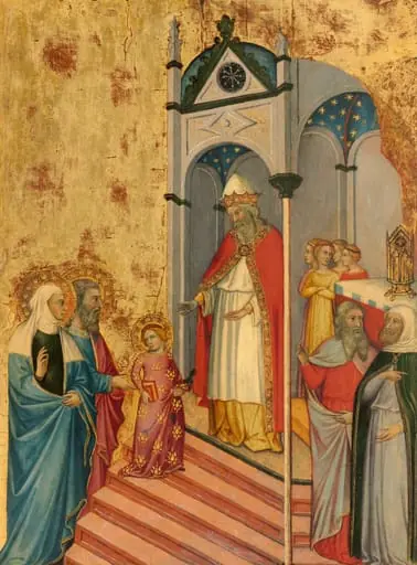 The Presentation of the Virgin in the Temple, by Andrea di Bartolo