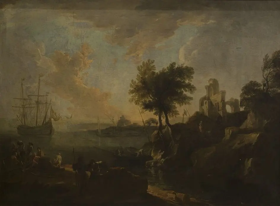 Küstenlandschaft, by Andrea Locatelli