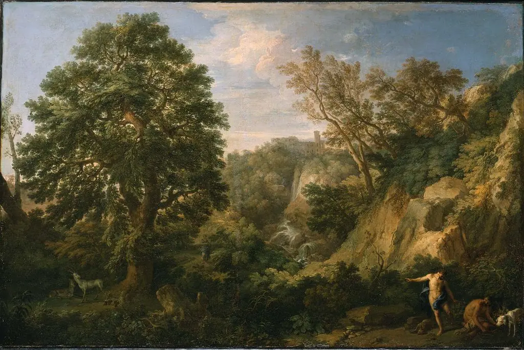 Landscape with Hunters, by Andrea Locatelli