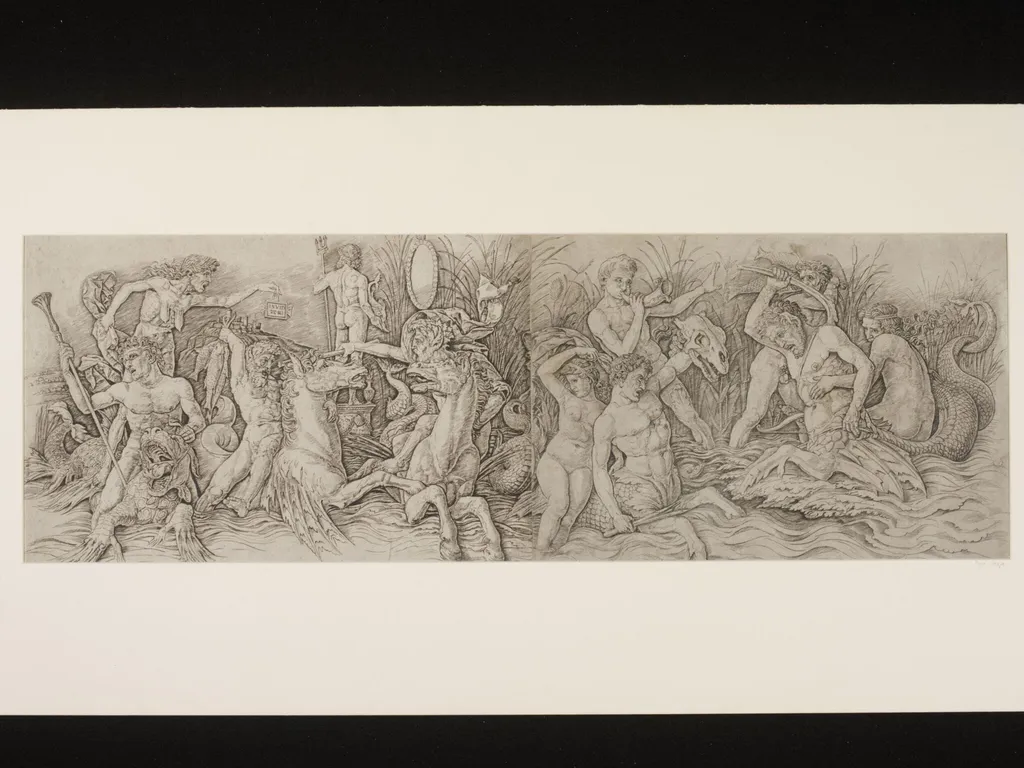 Battle of the Sea Gods, by Andrea Mantegna, 1482