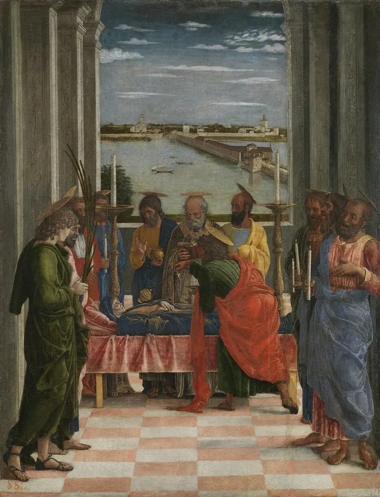 Death of the Virgin, by Andrea Mantegna, 1462