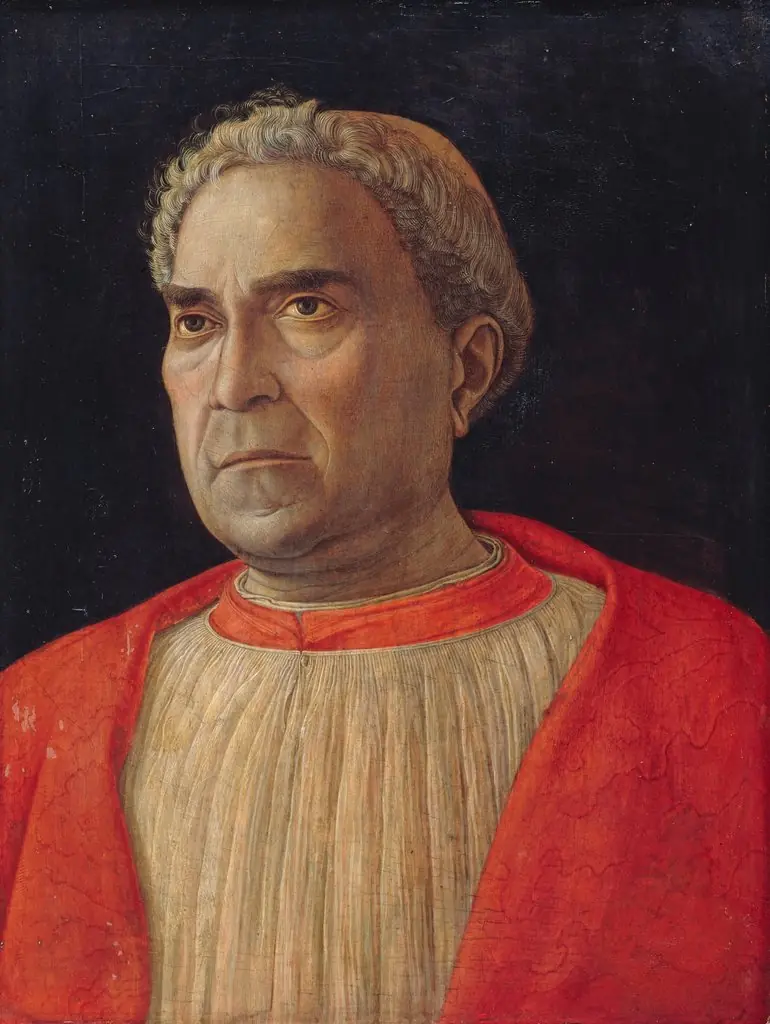 Portrait of Cardinal Ludovico Trevisan, by Andrea Mantegna