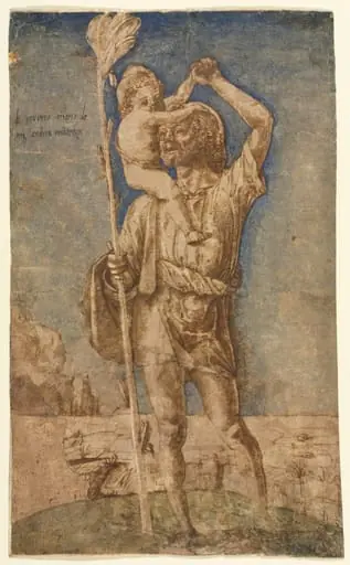 Saint Christopher, by Andrea Mantegna
