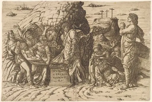 The Entombment, by Andrea Mantegna