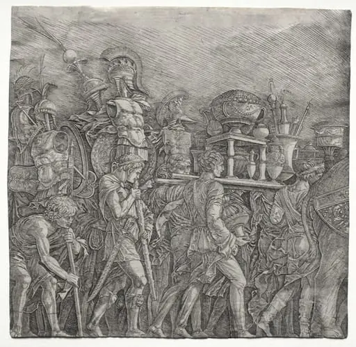The Triumphs of Caesar: The Corselet Bearers, by Andrea Mantegna