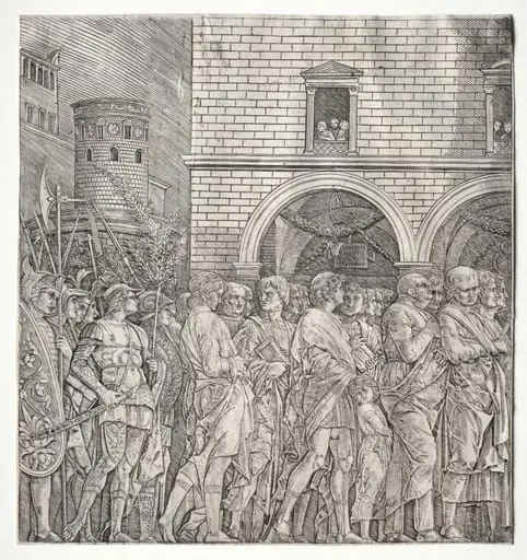The Triumphs of Caesar:  The Senators, by Andrea Mantegna